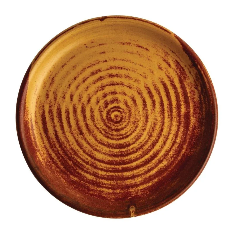 Offre Spéciale Assiettes plates terre de sienne Olympia Canvas 18 cm(Lot de 6)