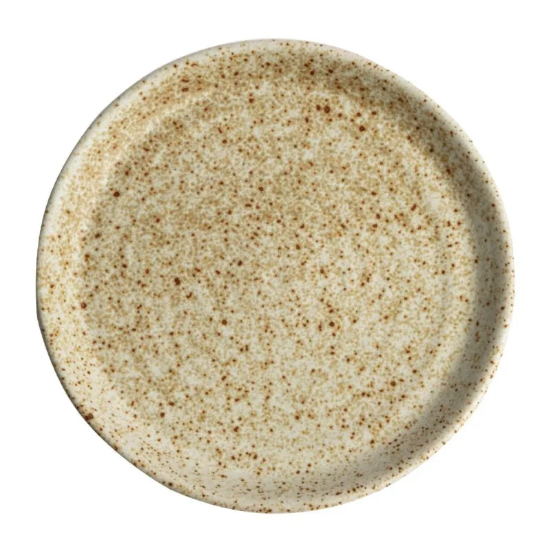 Jusqu’à Épuisement Des Stocks Assiettes plates beige moucheté Olympia Canvas 18 cm(Lot de 6)