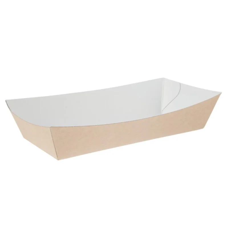 Prix Bas Barquettes alimentaires moyennes kraft compostables Colpac (lot de 250)