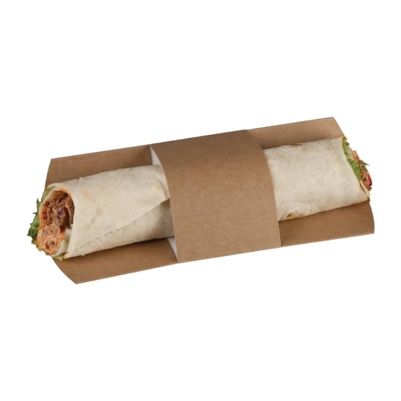 Achat Immédiat Etuis à tortilla kraft compostables Colpac (lot de 1000)