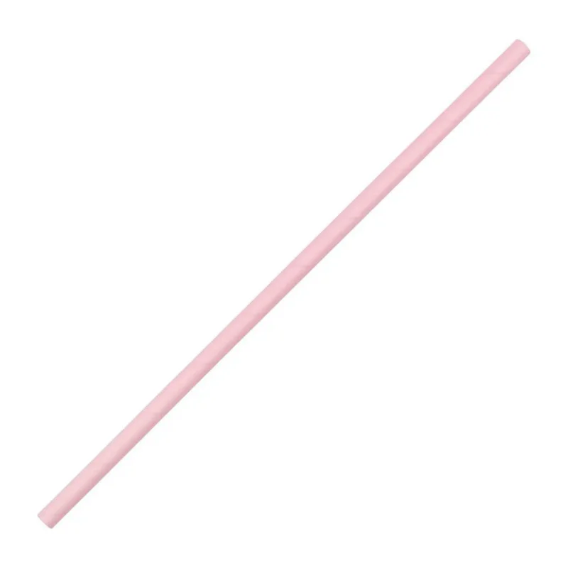 Prix Bas Pailles compostables en papier roses Fiesta Compostable (lot de 250)