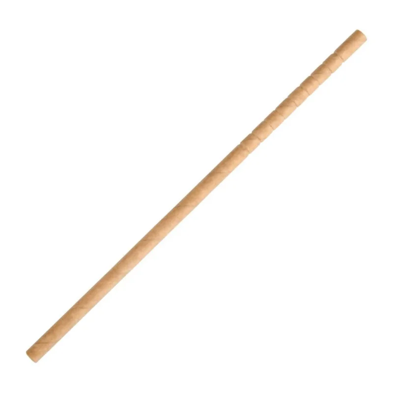 Pailles en papier flexibles compostables Fiesta Compostable kraft (lot de 250) Bon Plan
