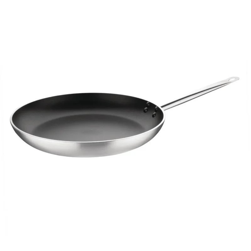 Pas Cher Poêle antiadhésive induction en aluminium et téflon Vogue 400mm