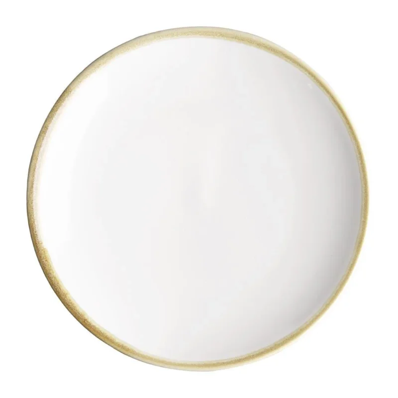 Assiettes plates rondes couleur craie Kiln Olympia 178mm lot de 6 Achetez Aujourd’hui