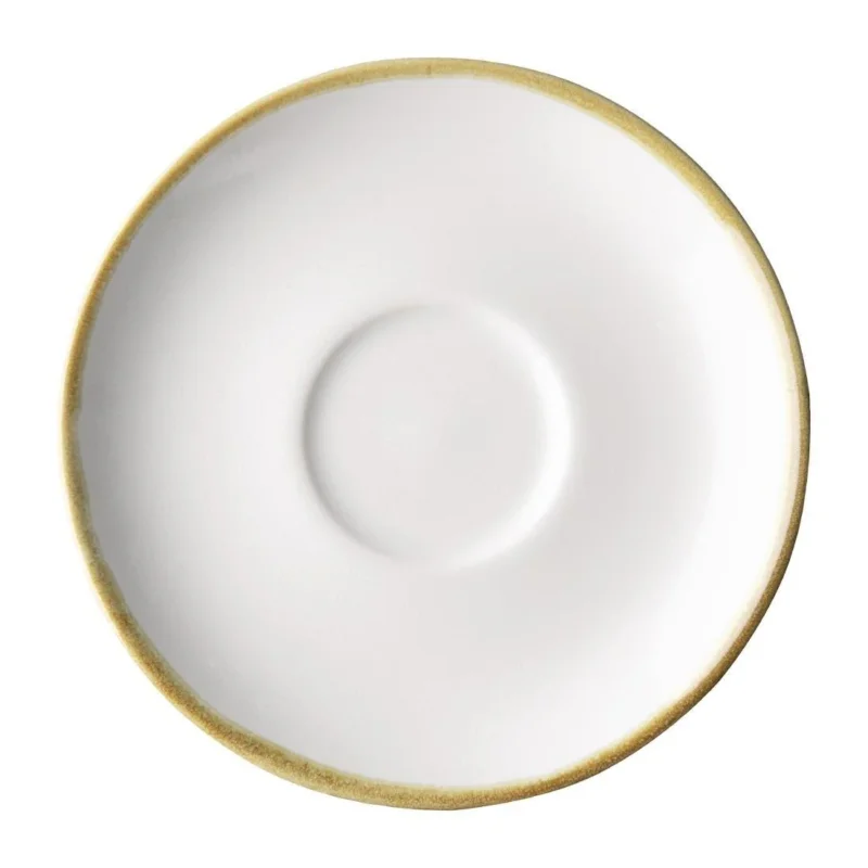 Soucoupes couleur craie pour tasses à espresso Olympia Kiln 140mm (lot de 6) Populaire