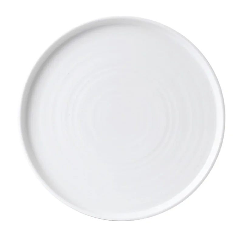 Assiettes avec rebord Churchill Chefs blanches 210mm (lot de 6) Populaire