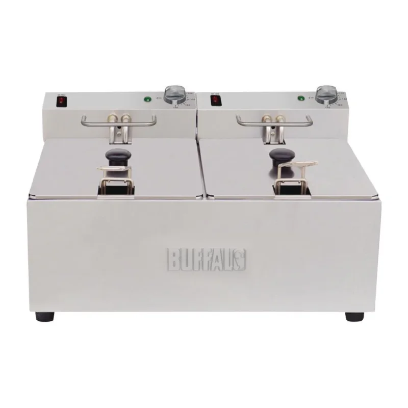 Must-Have Friteuse double Buffalo - 2x5L 2x2,8kW