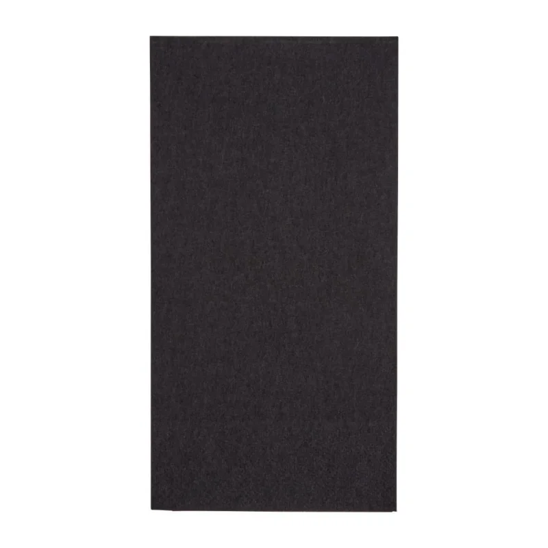 Serviettes dîner 2 plis format 1/8 Fiesta Recyclable 400mm noires (lot de 2000) Nouvelle Collection
