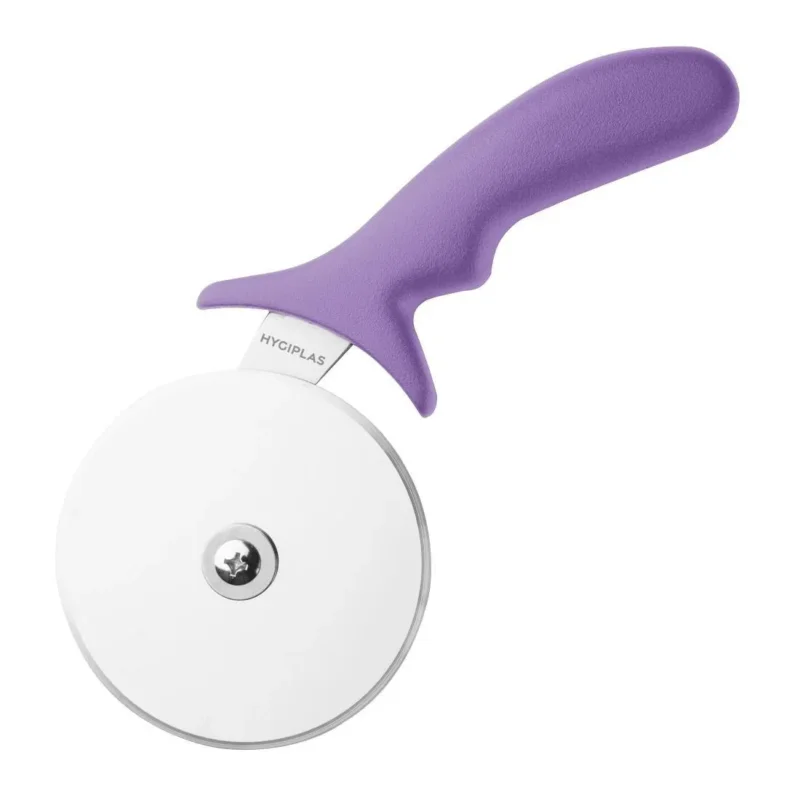 Roulette à pizza code couleur violet allergènes Hygiplas 102mm Jusqu’à Épuisement Des Stocks
