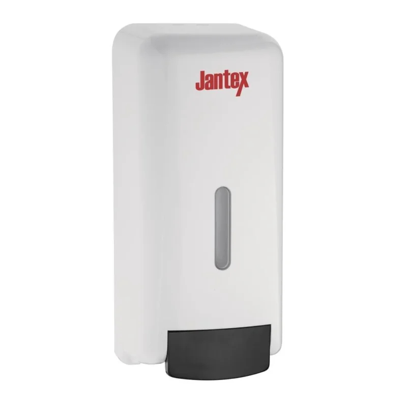 Distributeur de savon liquide et désinfectant pour les mains Jantex 1L Offre Exclusive