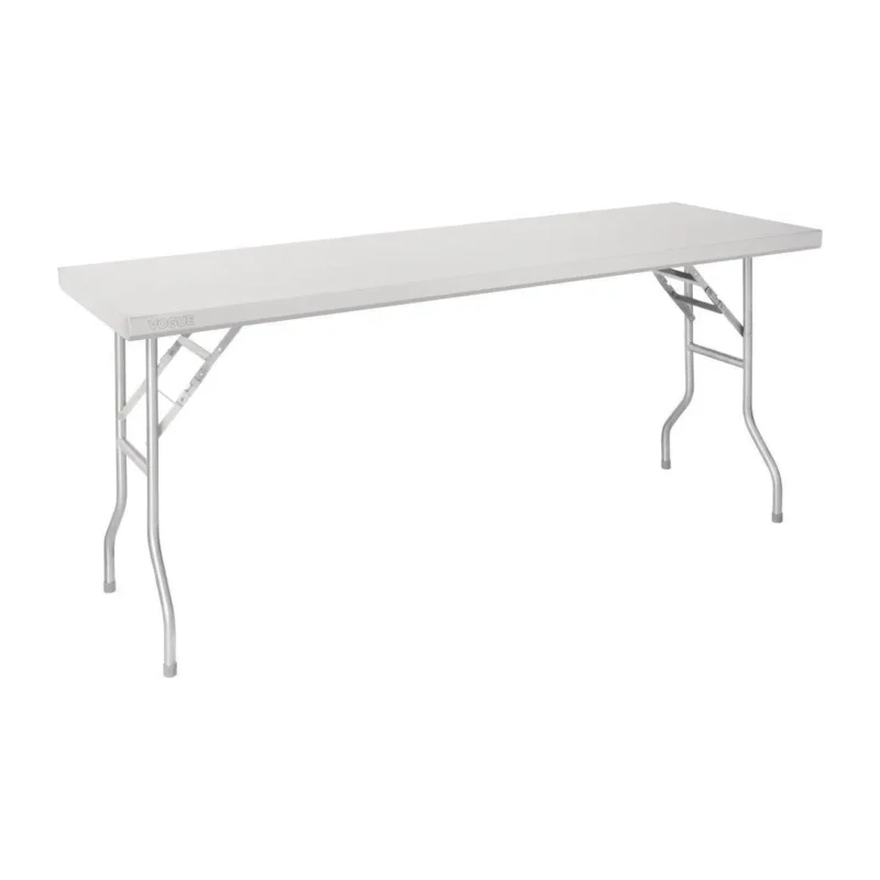 Table de travail pliante inox Vogue 1830x610x780mm Vente Flash