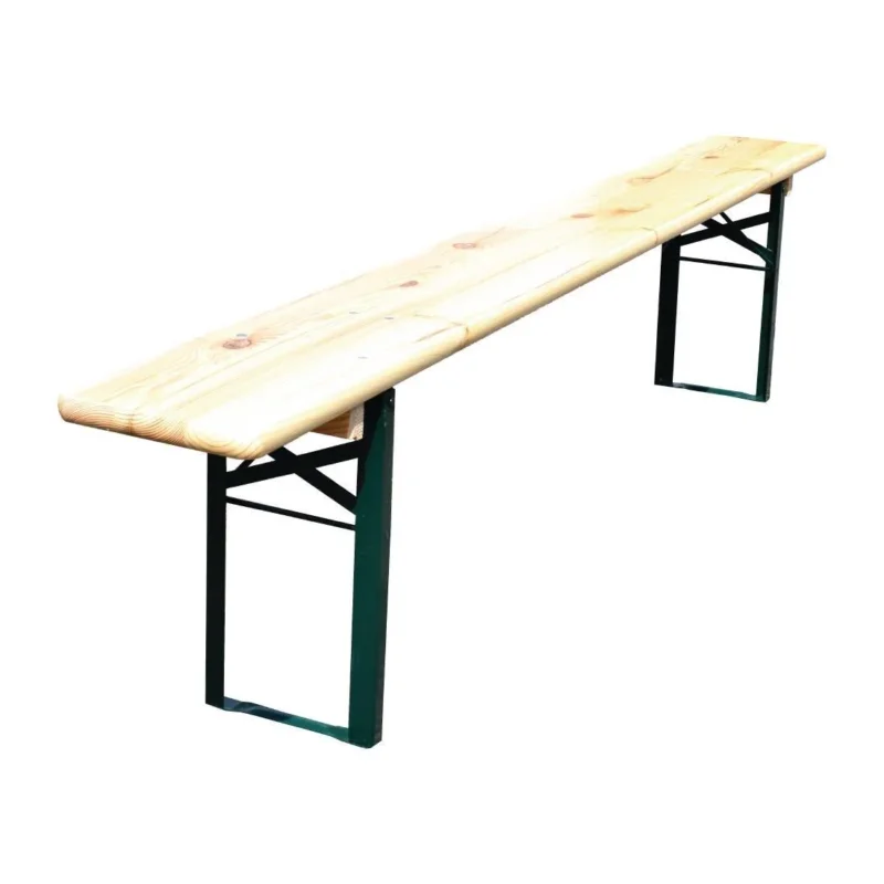 Banc pliant brasserie 220 x 25 cm Haute Qualité