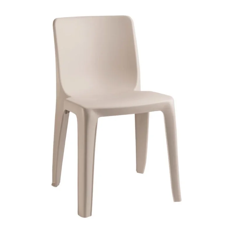 Chaise empilable d'extérieur / intérieur Denver beige Produit De Marque