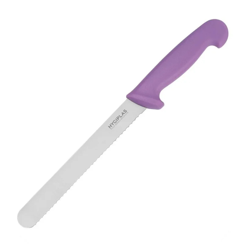 Dernière Chance Couteau à pain Hygiplas violet 20cm
