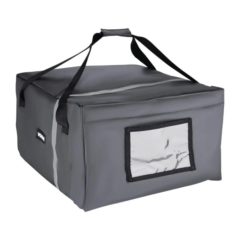 Sac à pizza isotherme Vogue gris 495 x 495 x 320 mm Must-Have