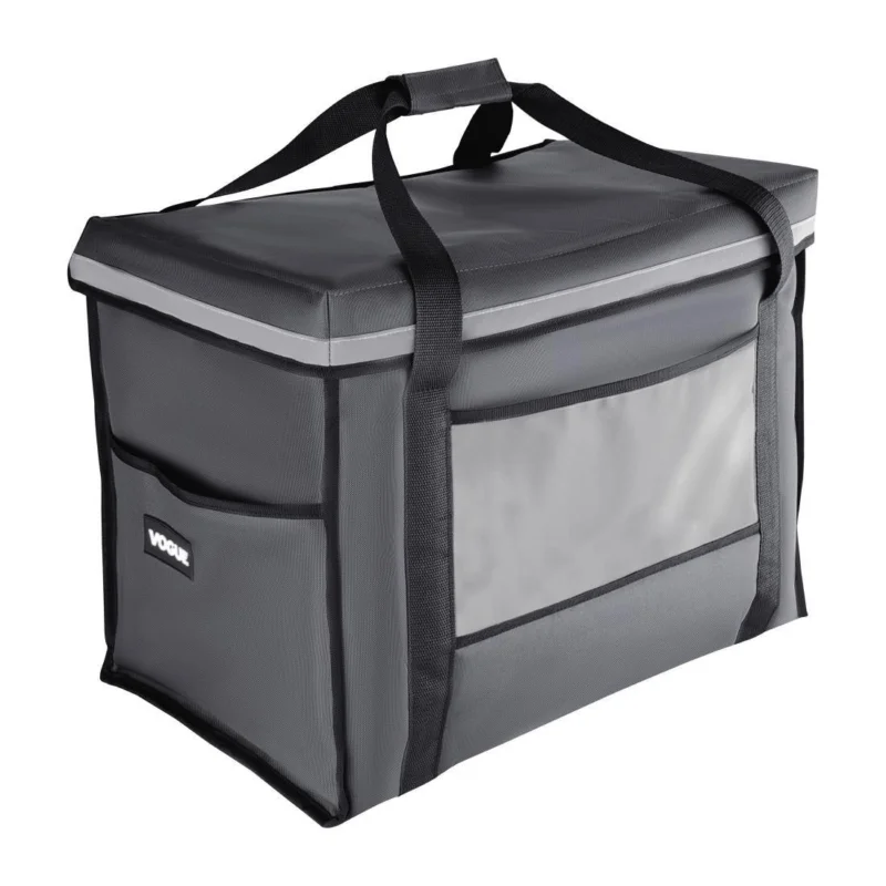 Sac de livraison isotherme pliant Vogue gris 540 x360 x 430 mm Satisfait Ou Remboursé