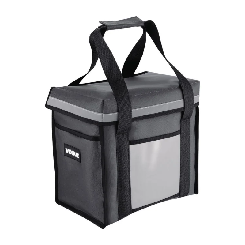 Sac de livraison isotherme chargement par le haut Vogue gris 330 x 230 x 330 mm Soldes