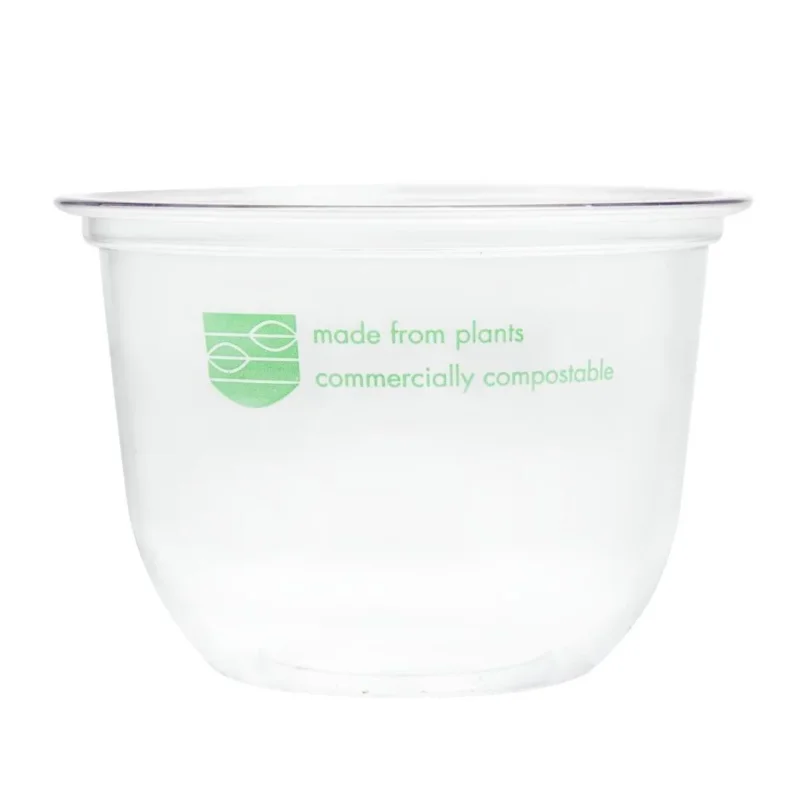Vente Directe Pots Deli en PLA compostables série 96 Vegware 284ml (lot de 1000)
