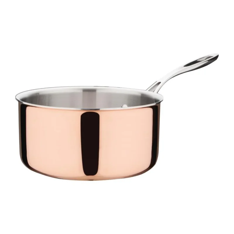 Meilleur Prix Casserole triple paroi cuivre induction Vogue 200x100mm
