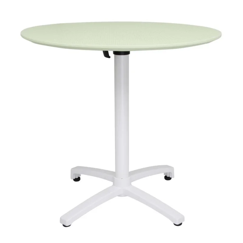 Table pliante en polypropylène Bolero 800mm vert menthe Populaire