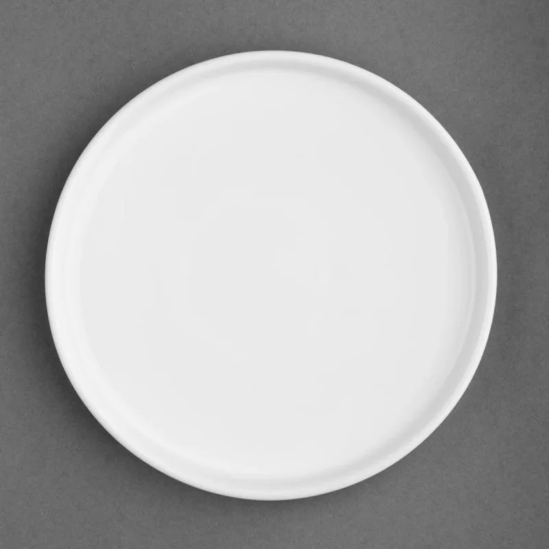 Assiettes plates rondes Olympia Whiteware 210mm (lot de 6) Offre Limitée