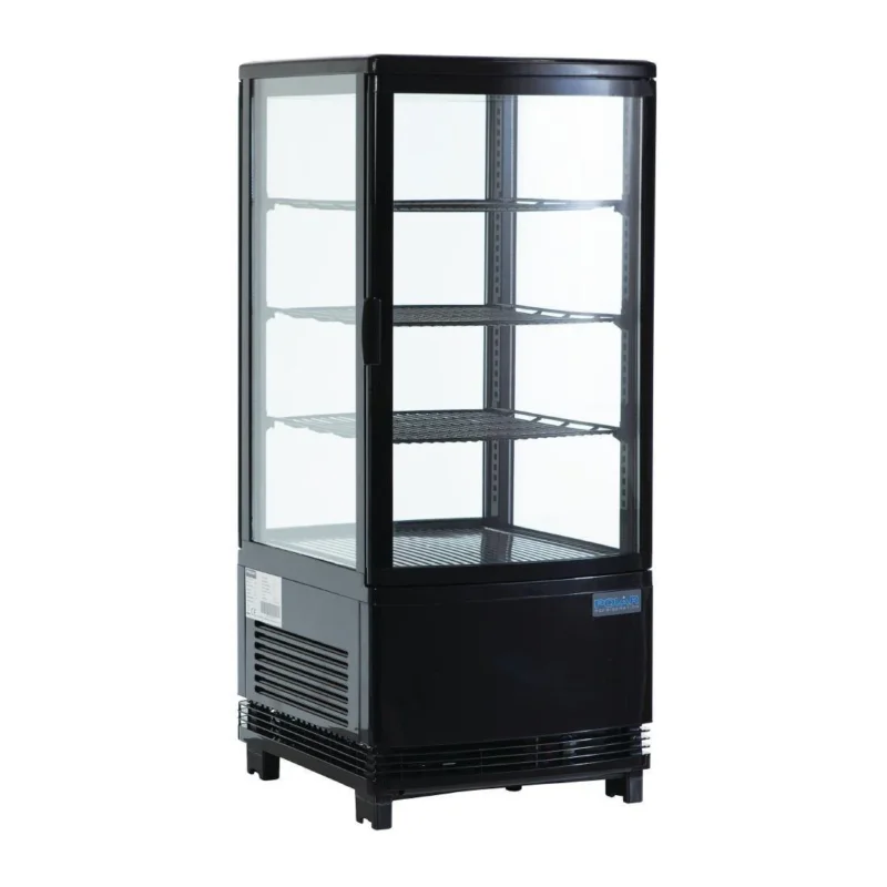 Vitrine réfrigérée positive noire Polar Série C 68L Marque
