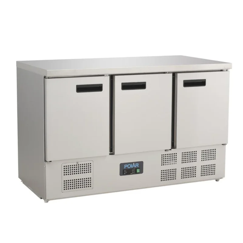 Table réfrigérée 3 portes 368L Polar Série G Meilleur Prix