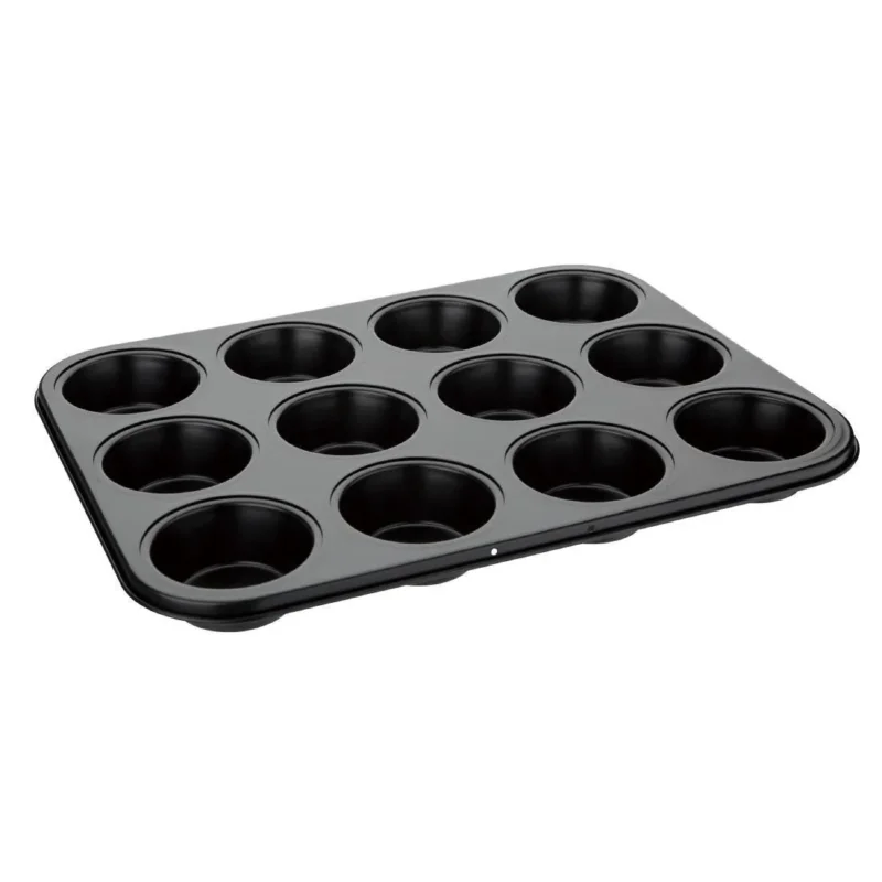 Acheter Direct Plaque antiadhésive de 12 moules à muffins Vogue