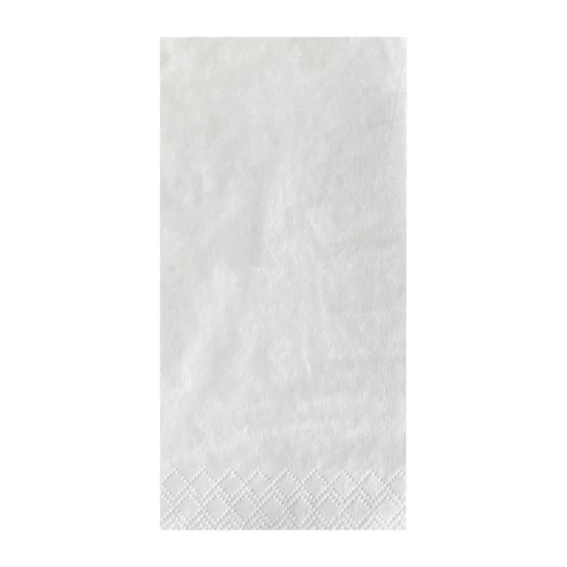 Serviettes de table blanches Fasana 400mm pliage 1/8 (lot de 1000) Usine Directe