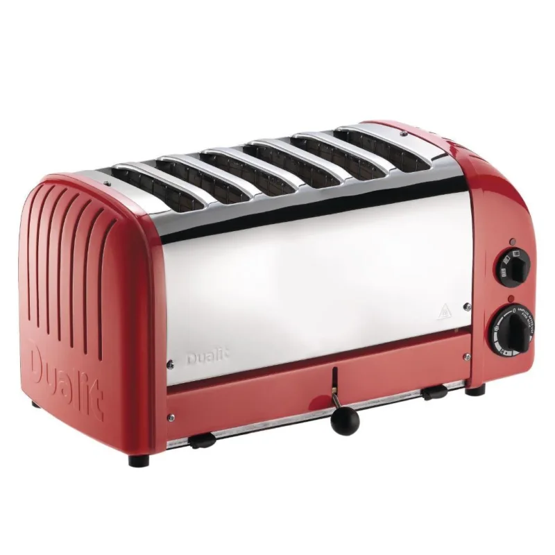 Paiement Sécurisé Grille-pain 6 tranches rouge Vario Dualit 60154