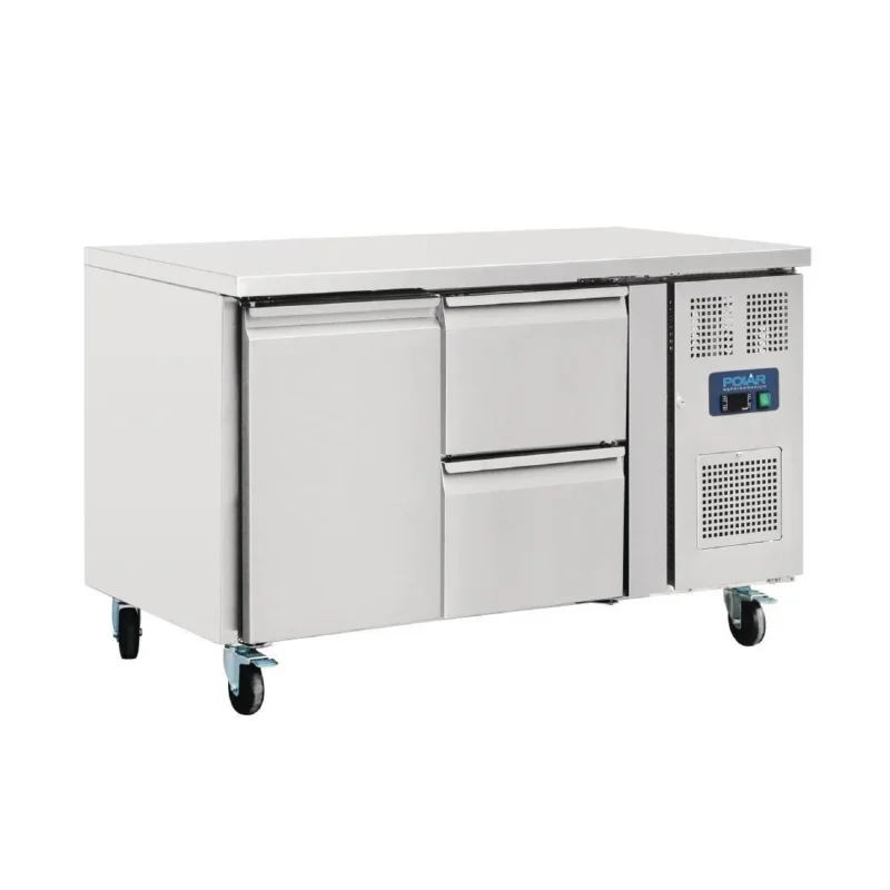 Table réfrigérée 1 porte 2 tiroirs 228L Polar Série U Jusqu’à Épuisement Des Stocks