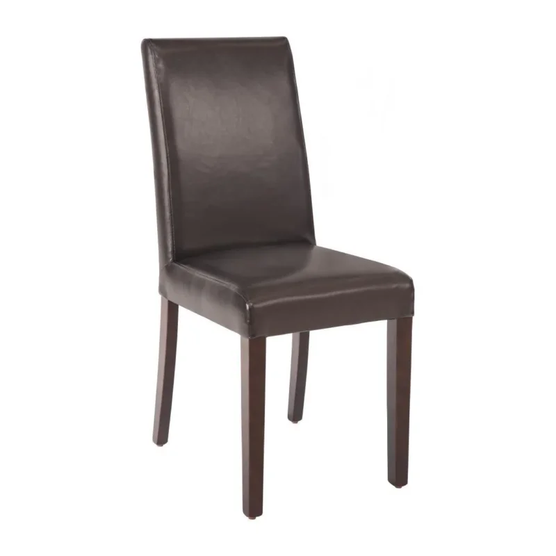 Chaises en simili cuir Bolero marron foncé (Lot de 2) Commander Maintenant
