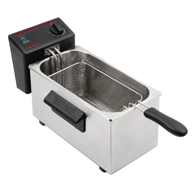 Friteuse de comptoir simple Caterlite peu intensive 3,5L Top Vente