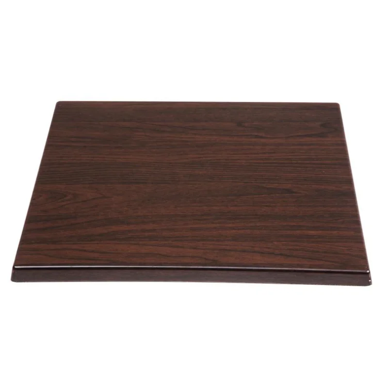 Must-Have Plateau de table carré Bolero marron foncé 600mm