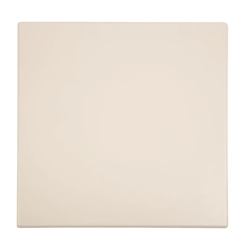 Plateau de table carré Bolero blanc cassé 600mm Quantité Limitée