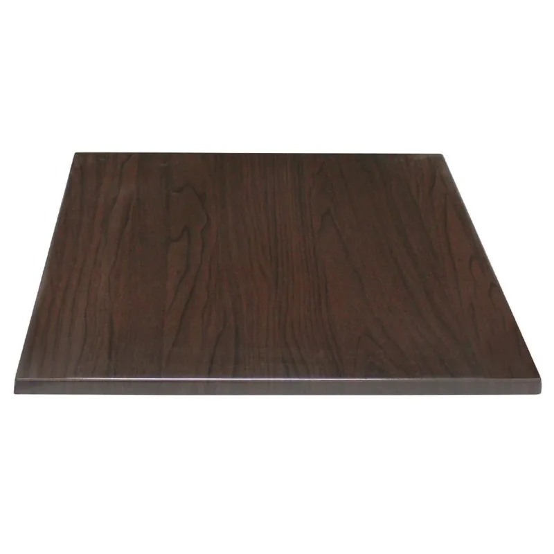 Plateau de table carré Bolero marron foncé 700mm Livraison Gratuite