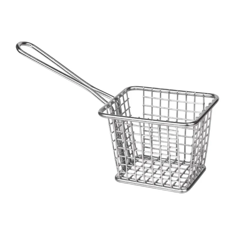 Petit panier carré de présentation avec manche long Olympia Top Vente