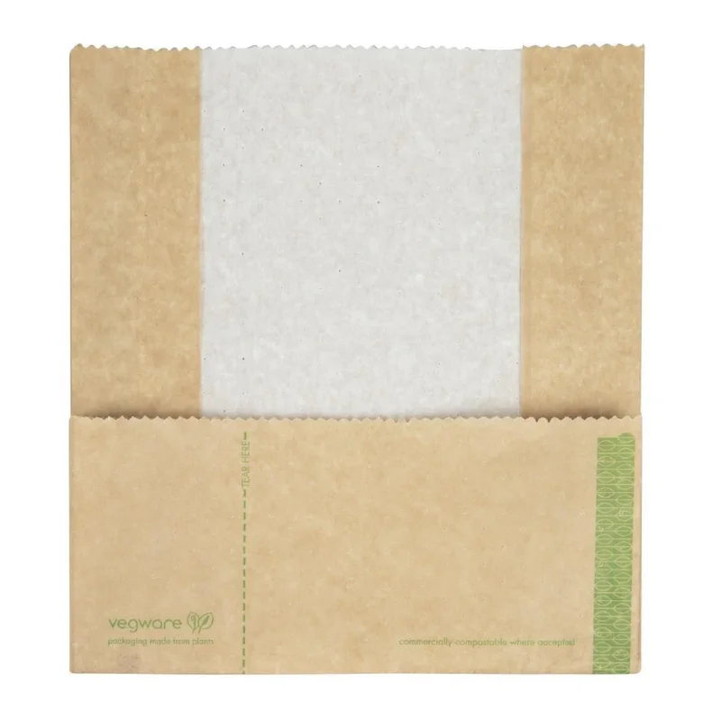 Sachets panini kraft compostables Vegware (lot de 500) Soldes