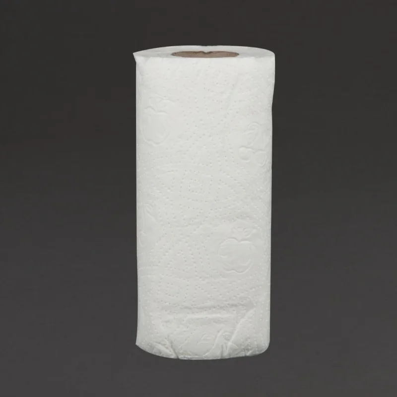Essuie-tout blanc 2 plis Jantex 11,5m (lot de 24) Promotion Saisonnière