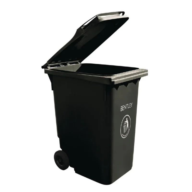 Commande En Gros Poubelle à roulettes noire 240L