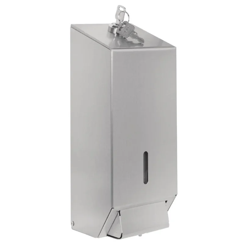 Distributeur de savon liquide en acier inoxydable Jantex 1 litre Offre Spéciale