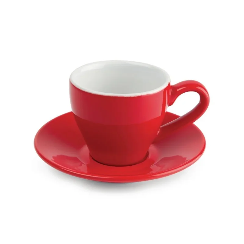 Retour Gratuit Tasses à espresso Olympia Café rouges 100ml (Lot de 12)