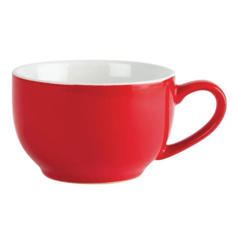 Prix Réduit Tasse à café Olympia rouge 228ml (Lot de 12)