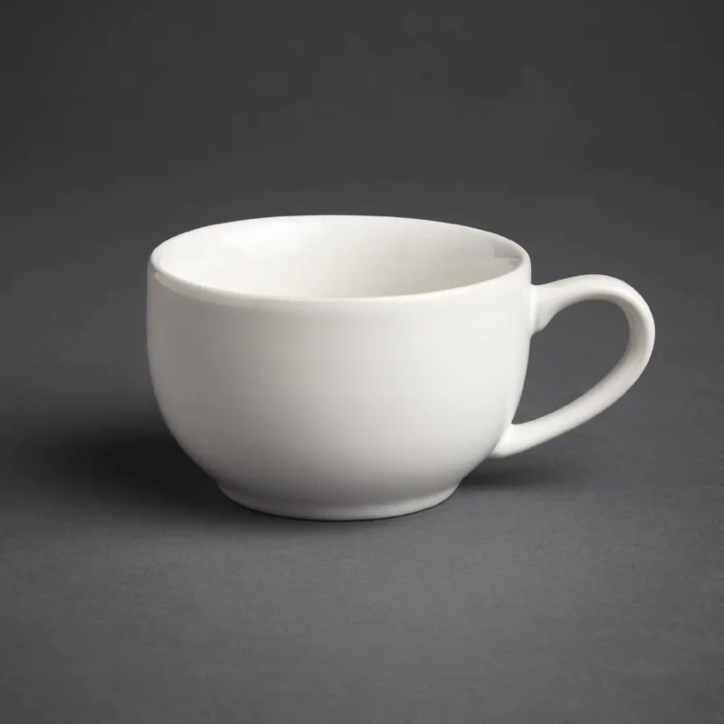 Tasse à café Olympia blanche 228ml (Lot de 12) Commande En Gros