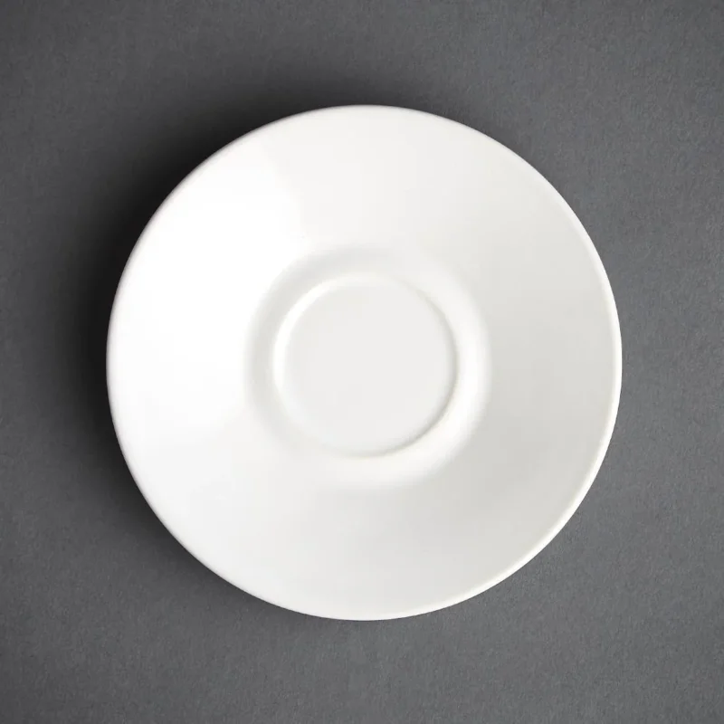 Soucoupe pour tasse espresso Olympia blanche(Lot de 12) Jusqu’à Épuisement Des Stocks