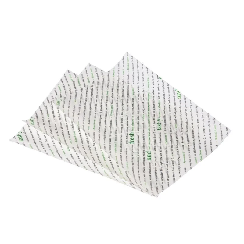 Prix Cassé Feuilles de papier ingraissable Fresh et Tasty(Lot de 500)