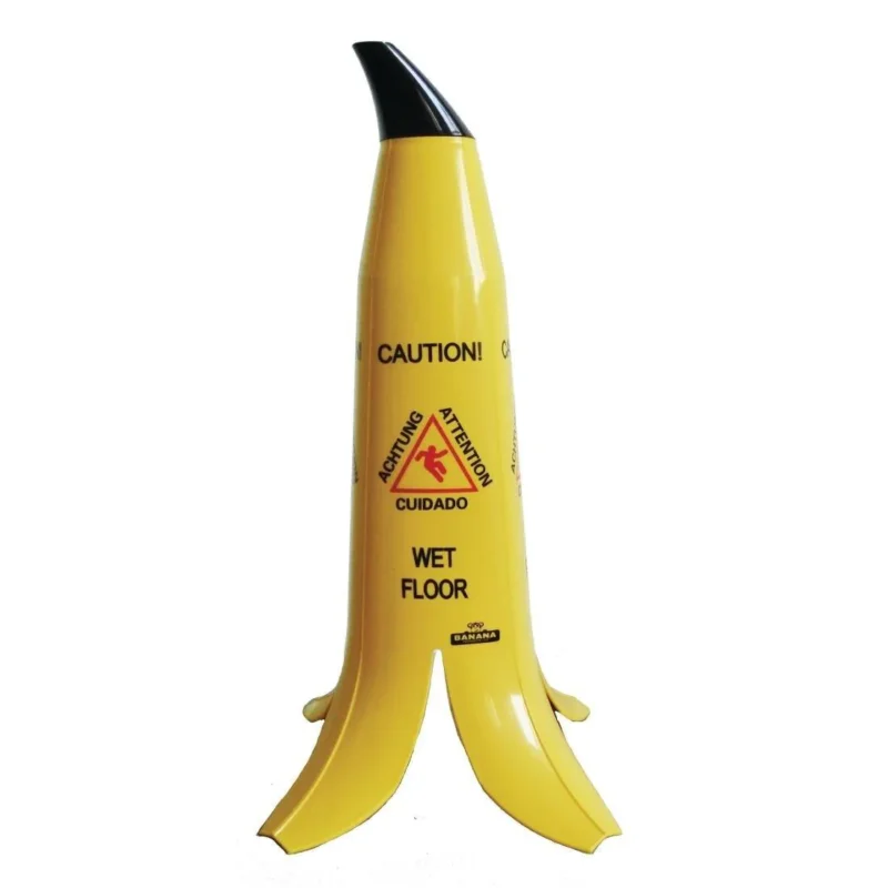 Livraison Express Cône sol glissant multilingue Banana