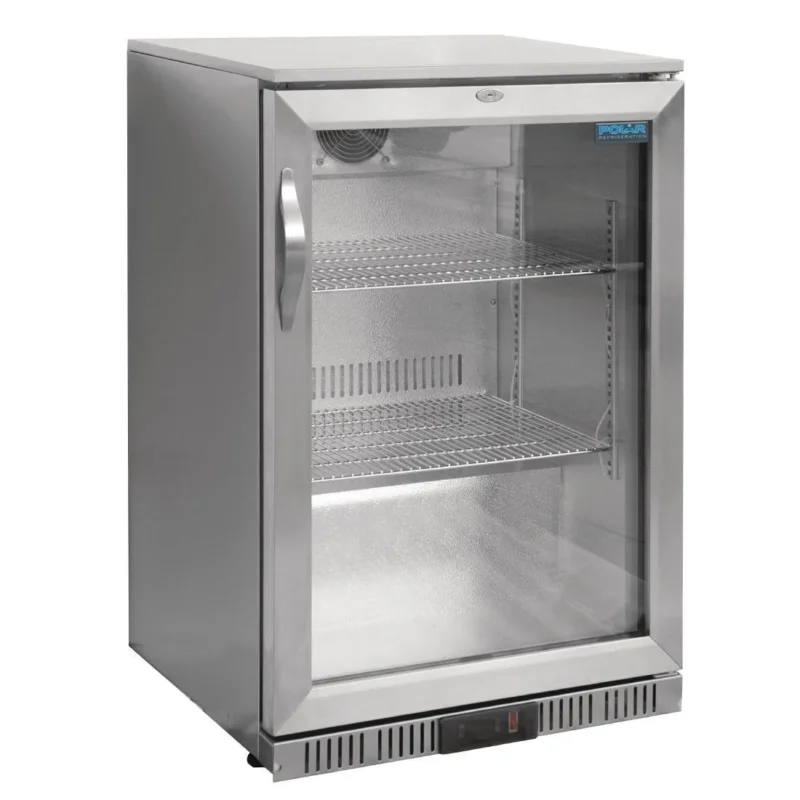 Livraison Express Arrière-bar une porte pivotante Polar Série G inox 138L