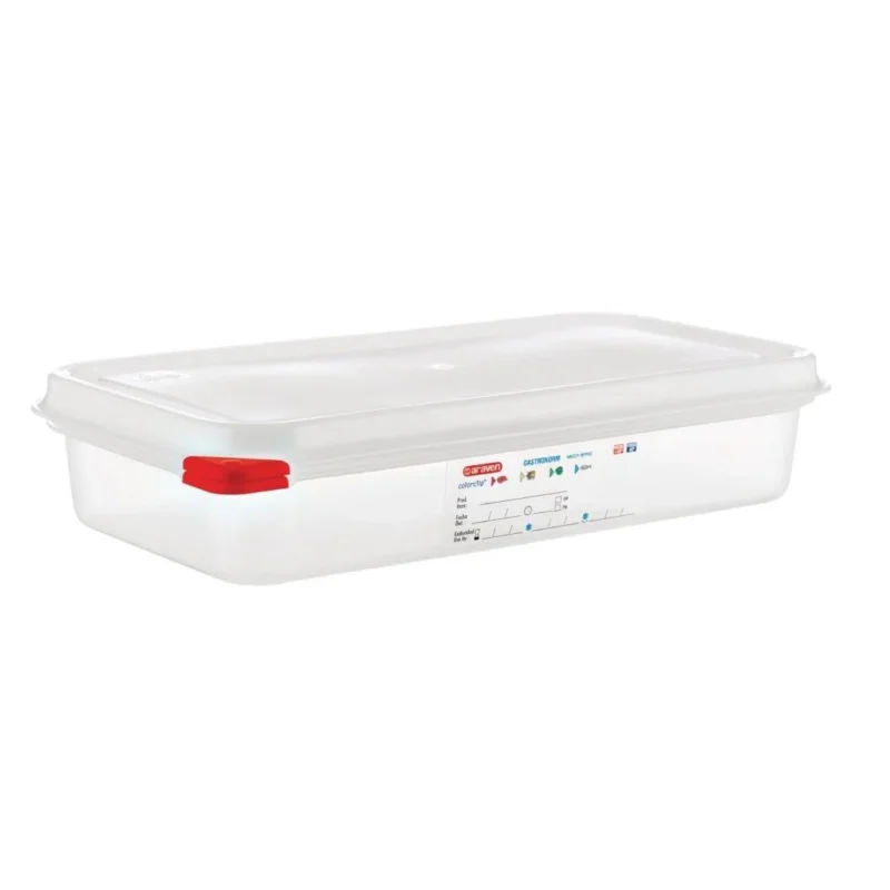 Promotion Boîte alimentaire GN1/3Araven 2,5L (Lot de 4)