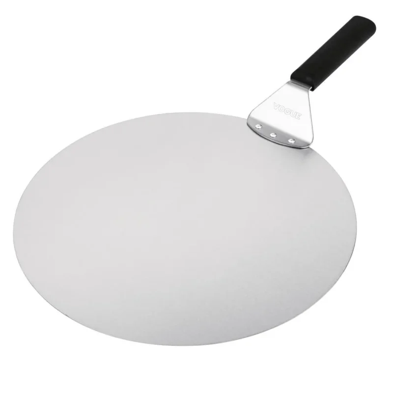 Meilleure Vente Pelle ronde pour gâteau ou pizza manche polypropylène Vogue 300mm